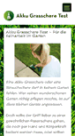 Mobile Screenshot of akkugrasscheretest.com